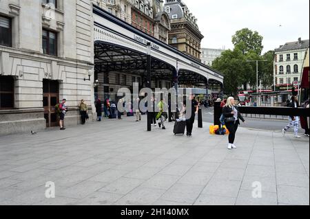 Londra Victorian London Termini entrata. Foto Stock
