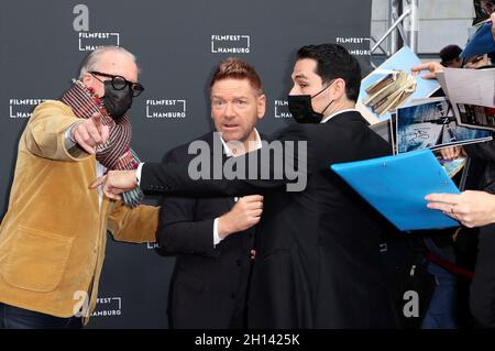 Amburgo, Germania. 06 ottobre 2021. Kenneth Branagh partecipa alla prima 'Belast' durante il Filmfest di Amburgo al Cinemaxx Dammtor il 6 ottobre 2021 ad Amburgo, Germania. Credit: Geisler-Fotopress GmbH/Alamy Live News Foto Stock