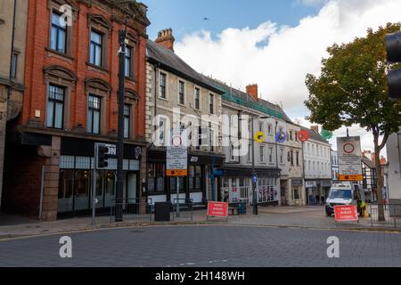 Bridge Street, Worksop Foto Stock