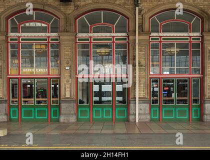 Sala ristoro, stazione Preston Foto Stock