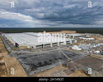 Cantiere Tesla gigafactory in Germania Foto Stock