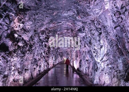 Il primo tunnel ferroviario del Canada è ora un'attrazione turistica. Brockville, Ontario, Canada Foto Stock