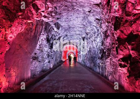 Il primo tunnel ferroviario del Canada è ora un'attrazione turistica. Brockville, Ontario, Canada Foto Stock