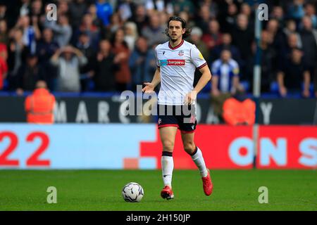 Bolton, Regno Unito. 16 ottobre 2021. Jordan Williams #4 di Bolton Wanderers a Bolton, Regno Unito il 10/16/2021. (Foto di Conor Molloy/News Images/Sipa USA) Credit: Sipa USA/Alamy Live News Foto Stock