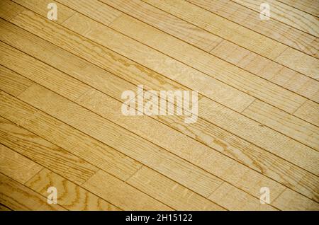 Pavimento in parquet, doghe di legno chiaro. Collocando delle tavole, grano e texture. Mobili e scelta di pavimenti. Materiale delle specifiche. Ripetizione Foto Stock