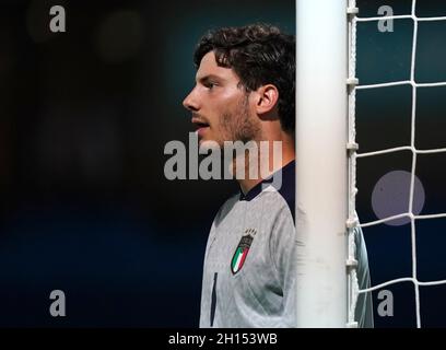 Il portiere italiano Ludovico Gelmi durante la U20 International friendly al Technique Stadium di Chesterfield. Data foto: Giovedì 7 ottobre 2021. Foto Stock