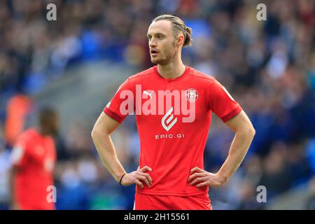 Bolton, Regno Unito. 16 ottobre 2021. Will Keane #10 di Wigan Athletic a Bolton, Regno Unito il 10/16/2021. (Foto di Conor Molloy/News Images/Sipa USA) Credit: Sipa USA/Alamy Live News Foto Stock