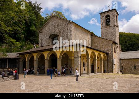 Italia Toscana la Verna Basilica maggiore Madonna Assunta Foto Stock