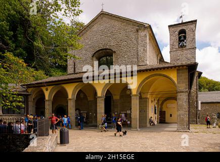 Italia Toscana la Verna Basilica maggiore Madonna Assunta Foto Stock