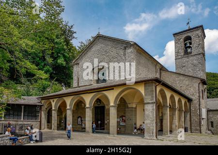 Italia Toscana la Verna Basilica maggiore Madonna Assunta Foto Stock