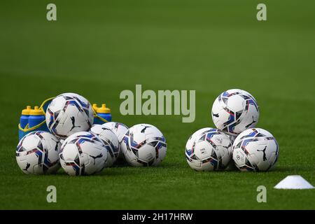 EFL Sky Bet Championship Puma match ball a Swansea, Regno Unito il 10/17/2021. (Foto di Mike Jones/News Images/Sipa USA) Foto Stock