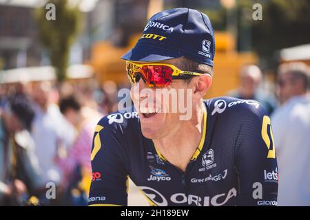 3 luglio 2017, Longwy, Francia; Ciclismo, Tour de France Stage 3: Matthew Hayman. Foto Stock