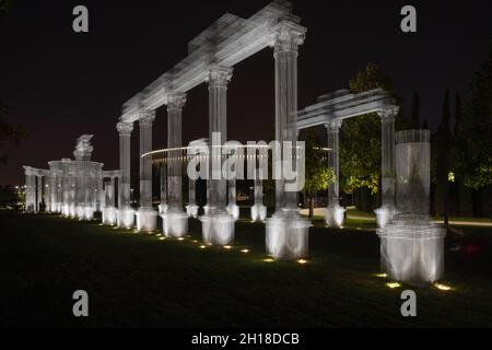 Installazione di Abstracta. Parcheggio. Krasnodar. Russia Foto Stock