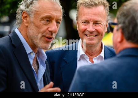 Partecipanti al Concours of Elegance 2021 in Hampton Court Place Foto Stock