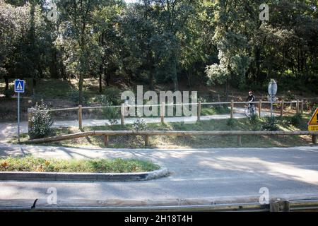 Test Voie Verte da Beaucaire a Pont du Gard Foto Stock