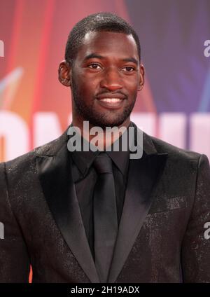 Londra, Regno Unito. 17 ottobre 2021. LONDRA, INGHILTERRA - OTTOBRE 17: Malachi Kirby partecipa alla serata di chiusura di 'la tragedia di Macbeth' durante il 65° BFI London Film Festival alla Royal Festival Hall il 17 ottobre 2021 a Londra, Inghilterra. Foto di Gary Mitchell/Alamy Live News Foto Stock