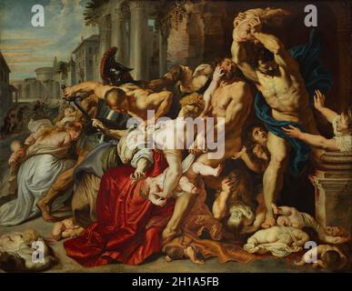 Il massacro degli Innocenti di Rubens Foto Stock