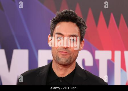 Alex Hassell, la tragedia di Macbeth, 65° BFI London Film Festival, Royal Festival Hall - Southbank Centre, Londra, UK, 17 ottobre 2021, Foto di Ric Foto Stock