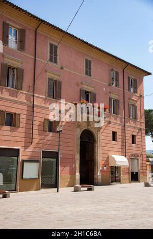 Europa, Italia, Lazio, Rieti, Piazza Vittorio Emanuele II Foto Stock