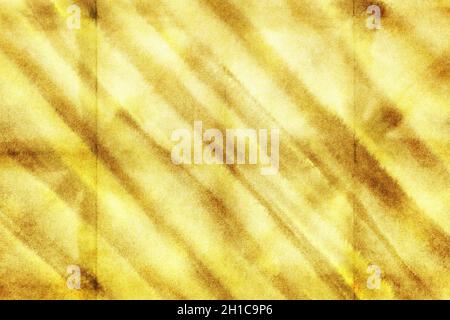 Carta giapponese tinta oro texture sfondo o tela grunge naturale astratto, illustrazione di nuovo anno Foto Stock