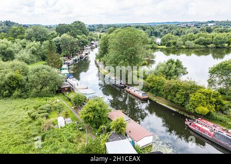 Grand Union Canal, Rickmansworth / Watford regno unito Foto Stock