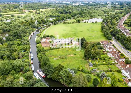 Grand Union Canal, Rickmansworth / Watford regno unito Foto Stock