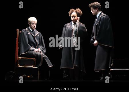 Szenenbilder 'Harry Potter und das verwunschene kind', Fotoprobe Harry Potter, Mehr! Teatro Amburgo, 05.03.2020 Foto Stock