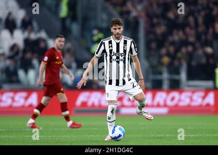 Manuel Locatelli della Juventus FC in azione durante la Serie A partita tra Juventus FC e AS Roma. Foto Stock