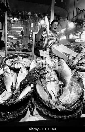 - Cagliari (Sardegna), mercato comune di San Benedetto - Cagliari (Sardegna), mercato comunale di San Benedetto Foto Stock