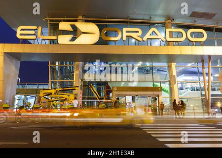 Bogota, Colombia – 30 gennaio 2019: Terminal dell'aeroporto di Bogota El Dorado (BOG) in Colombia. Foto Stock