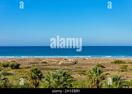 spiaggia di Zahara de los Atunes in Andalusia Foto Stock