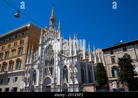 Chiesa del Sacro Cuore di Gesù in Prati costruita su 1917 a Roma Foto Stock