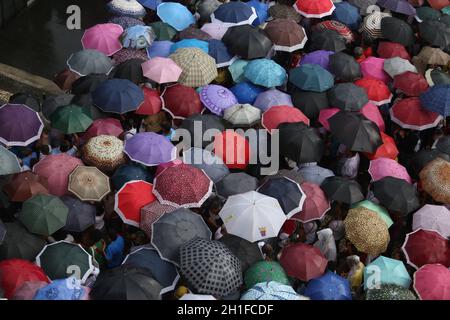 salvador, bahia / brasile - 24 marzo 2019: I cattolici eseguono la passeggiata Penintenziale durante la Quaresima nella città di Salvador. *** Local Caption *** Foto Stock