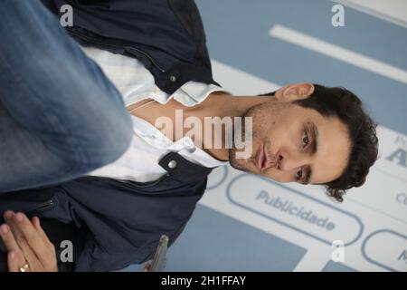 salvador, bahia / brasile - 31 ottobre 2019: Thiago Arancam, tenore lirico, visto durante un'intervista. *** Local Caption *** Foto Stock