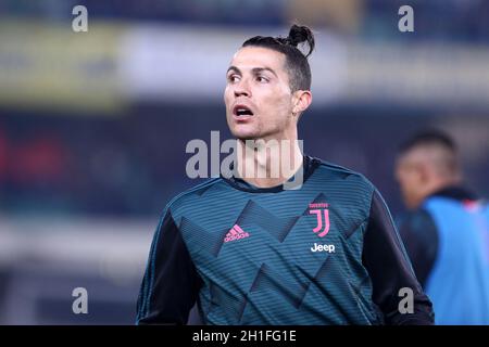 Verona, Italia. 8th febbraio 2020. Serie A. Hellas Verona Fc Vs Juventus Fc. Cristiano Ronaldo della Juventus FC. Foto Stock