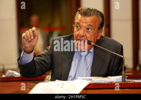 salvador, bahia / brasile - 15 febbraio 2017: Il Rappresentante di Stato Targino Machado visto nella plenaria dell'Assemblea legislativa della Bahia nel cit Foto Stock