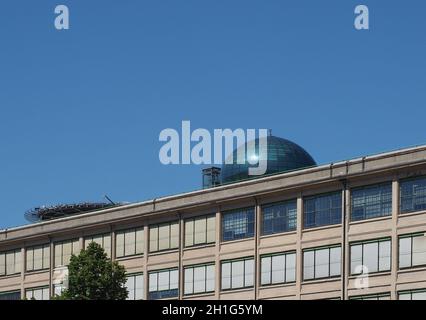 TORINO, ITALIA - CIRCA GIUGNO 2020: La fabbrica di automobili Lingotto Fiat (circa 1919) Foto Stock