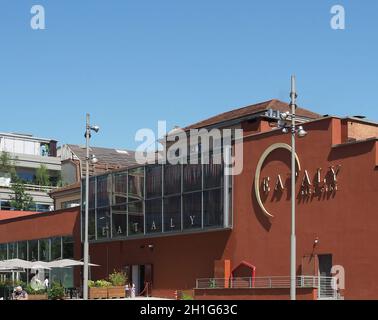 TORINO, ITALIA - CIRCA GIUGNO 2020: Ristorante Eataly Foto Stock
