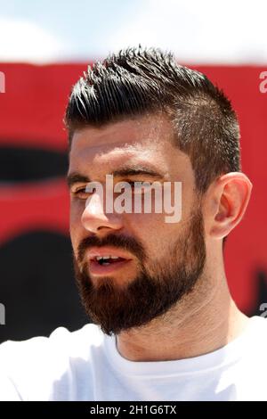 salvador, bahia - brasile - 25 febbraio 2016: Fernando Miguel, portiere di Esporte Clube Vitoria, visto nella città di Salvador. *** Local Caption ** Foto Stock