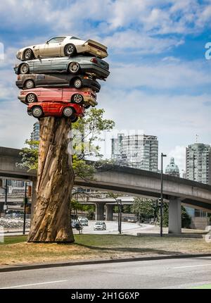 Rottami auto a Vancouver British Columbia Canada Foto Stock
