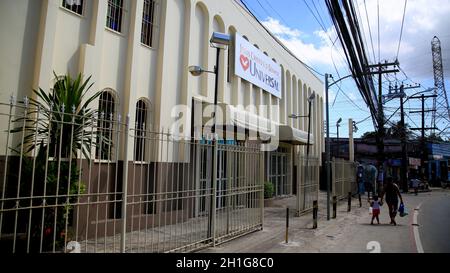 salvador, bahia / brasile - 1 luglio 2020: Facciata della Igreja Universsal do Reino de Deus nel quartiere di Pernambues nella città di Salvador. * Foto Stock