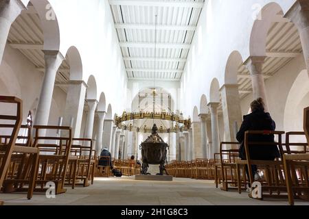 Unesco Welterbe Hildesheimer Dom St. Marien, Hildesheim, Niedersachsen, Deutschland Foto Stock