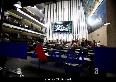 salvador, bahia / brasile - 13 settembre 2017: Vista della plenaria dell'Assemblea legislativa di Bahia nella città di Salvador. *** Local Caption *** Foto Stock