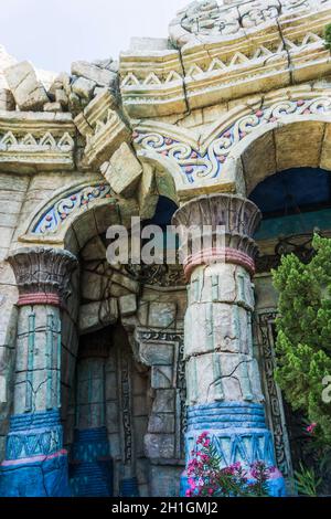 Orlando, Florida, Stati Uniti d'America - 09 Maggio 2018: Poseidon Fury Islands of Adventure Universal park a Maggio 09, 2018 Foto Stock