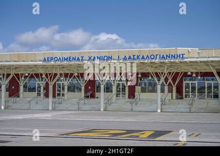 Internationaler Flughafen Chania „Ioannis Daskalogiannis“, Chania, Kreta, Griechenland Foto Stock