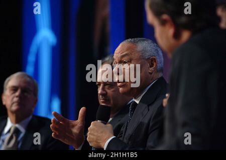 New York, New York, Stati Uniti. 22 settembre 2006. K49968AR.DAY 3 DELL'INIZIATIVA GLOBALE CLINTON ALLO SHERATON HOTEL NEW YORK NEW YORK 09-22-2006. ANDREA RENAULT- 2006.COLIN POWELL Credit: Globe Photos/ZUMAPRESS.com/Alamy Live News Foto Stock