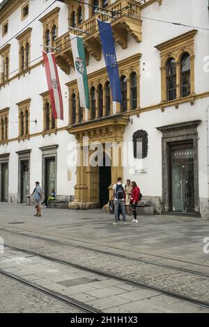 Graz, Austria. Agosto 2020. Una vista esterna del Grazer Landhaus Foto Stock