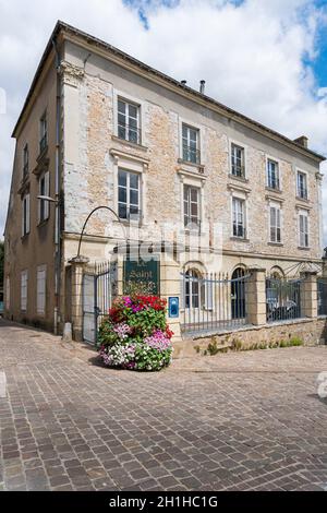 La città di Sable sur Sarthe, Francia Foto Stock