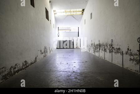 Dettaglio del vecchio sport tradizionale spagnolo, spettacolo e competizione Foto Stock