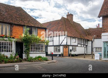 Vista del villaggio di Smarden, Kent, Regno Unito Foto Stock